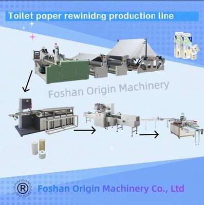جودة  3000mm size toilet /JRT/Kitchen towel production line with glue lamination unit مصنع