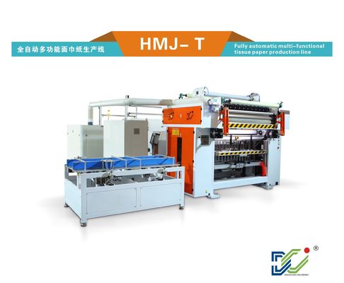 V Fold Facial Tissue Folding Machine with Auto Transfer Unit