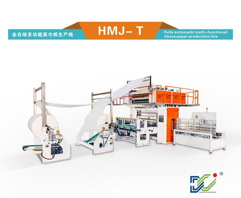 V Fold Facial Tissue Folding Machine with Auto Transfer Unit