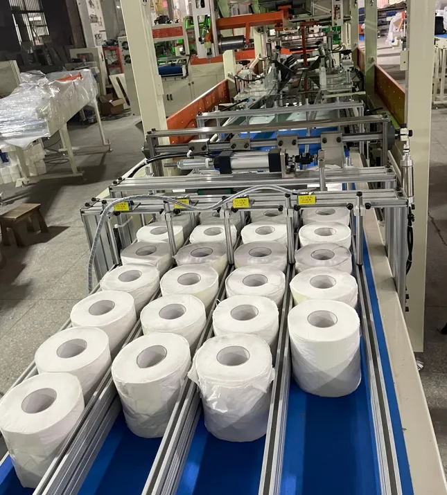 خط إنتاج أوتوماتيكي للوحة المرحاض / منشفة المطبخ Jrt Maxi Rewinding Machines 3